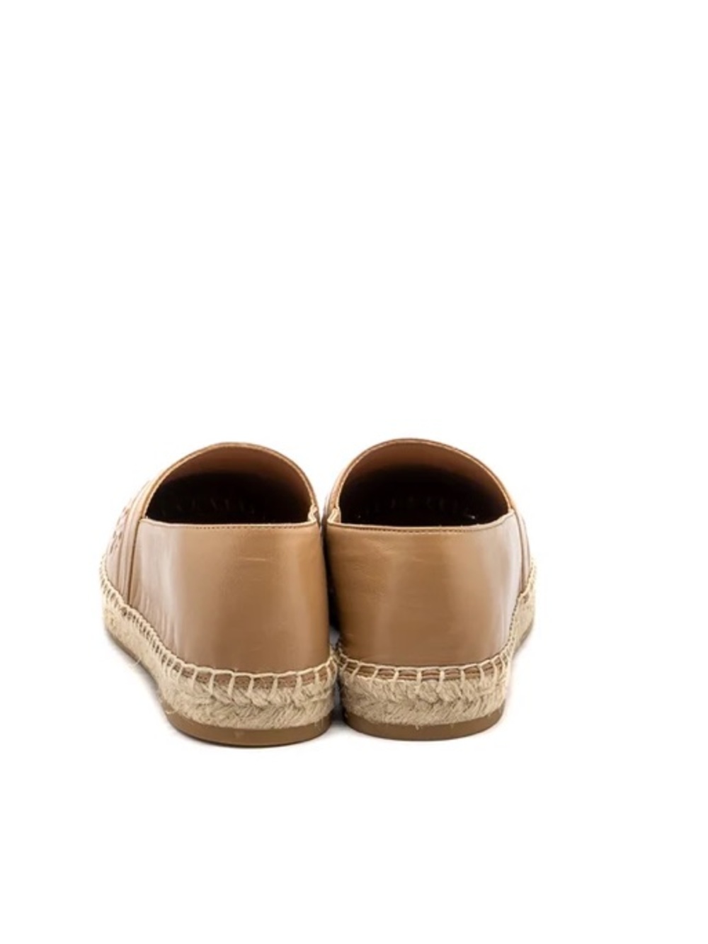 Dior Men’s Tan Leather Espadrilles with Embossed CHRISTIAN Logo - Picture 7 of 7